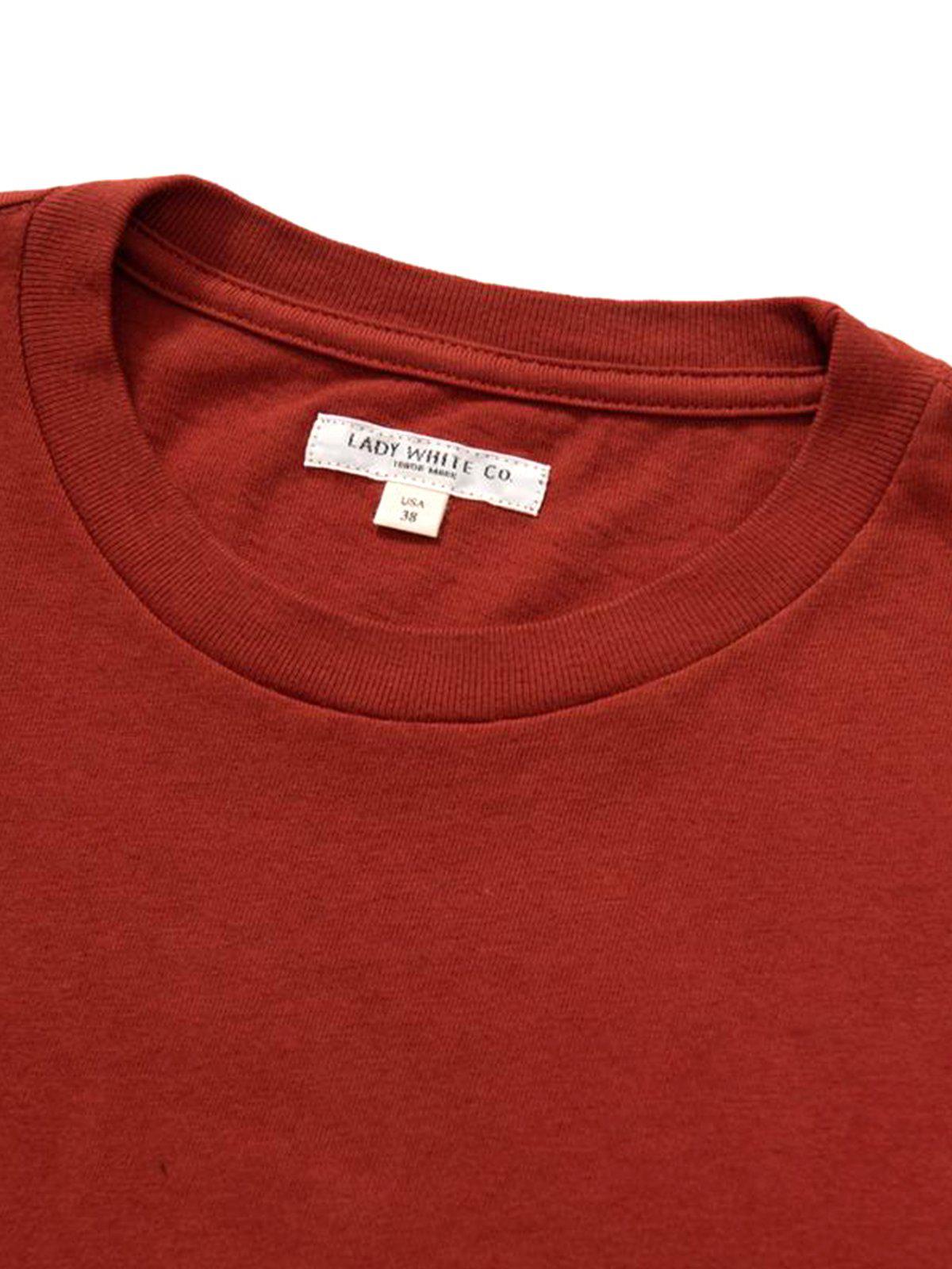 Lady White Co. Lite Basic Jersey Red Ochre - MORE by Morello Indonesia