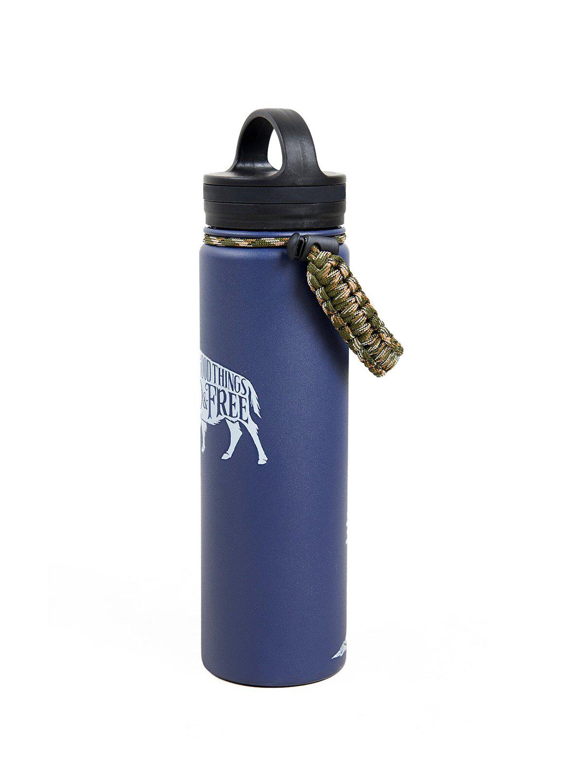 United by Blue 22oz Wild And Free 22oz Insulated Steel Water Bottle Navy - MORE by Morello Indonesia