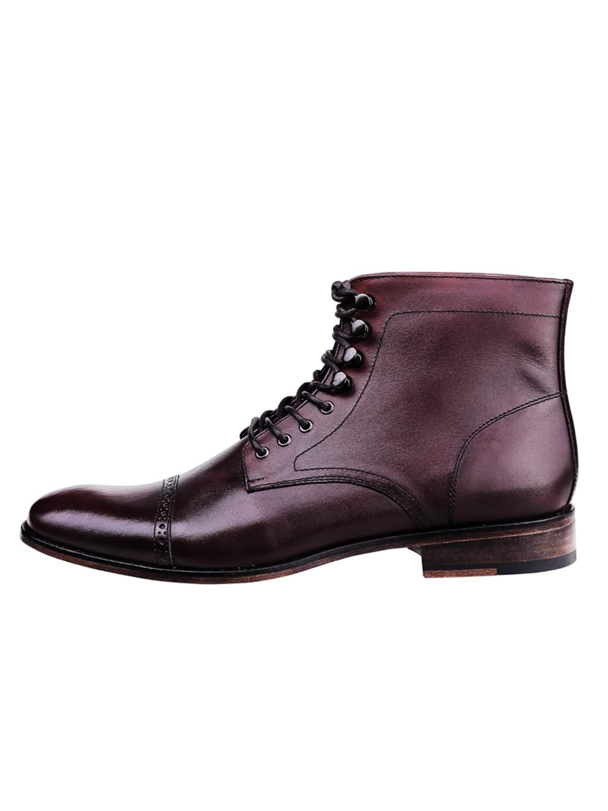 Heimdall Loki Cap Toe Brogue Burgundy - MORE by Morello Indonesia