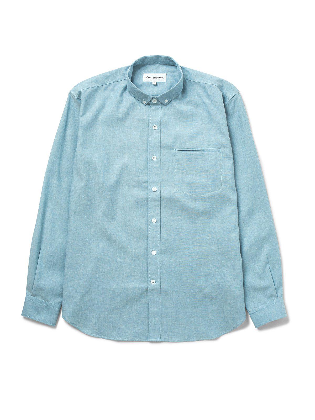 Contentment. Jetted Oxford Light Blue Shirt - MORE by Morello Indonesia