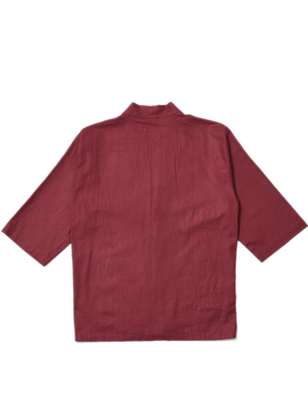 Jackhammer Ramie Noragi Jacket Sangria - MORE by Morello Indonesia