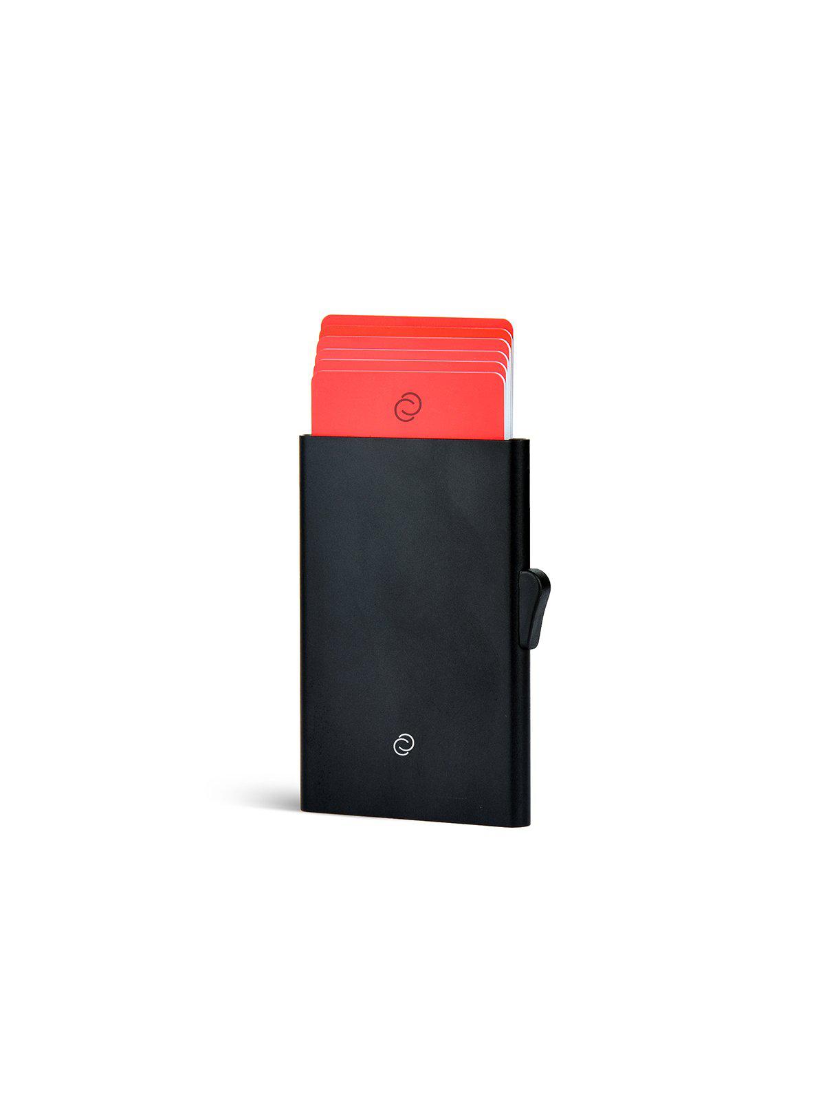 C-Secure Aluminium RFID Cardholder Black - MORE by Morello Indonesia