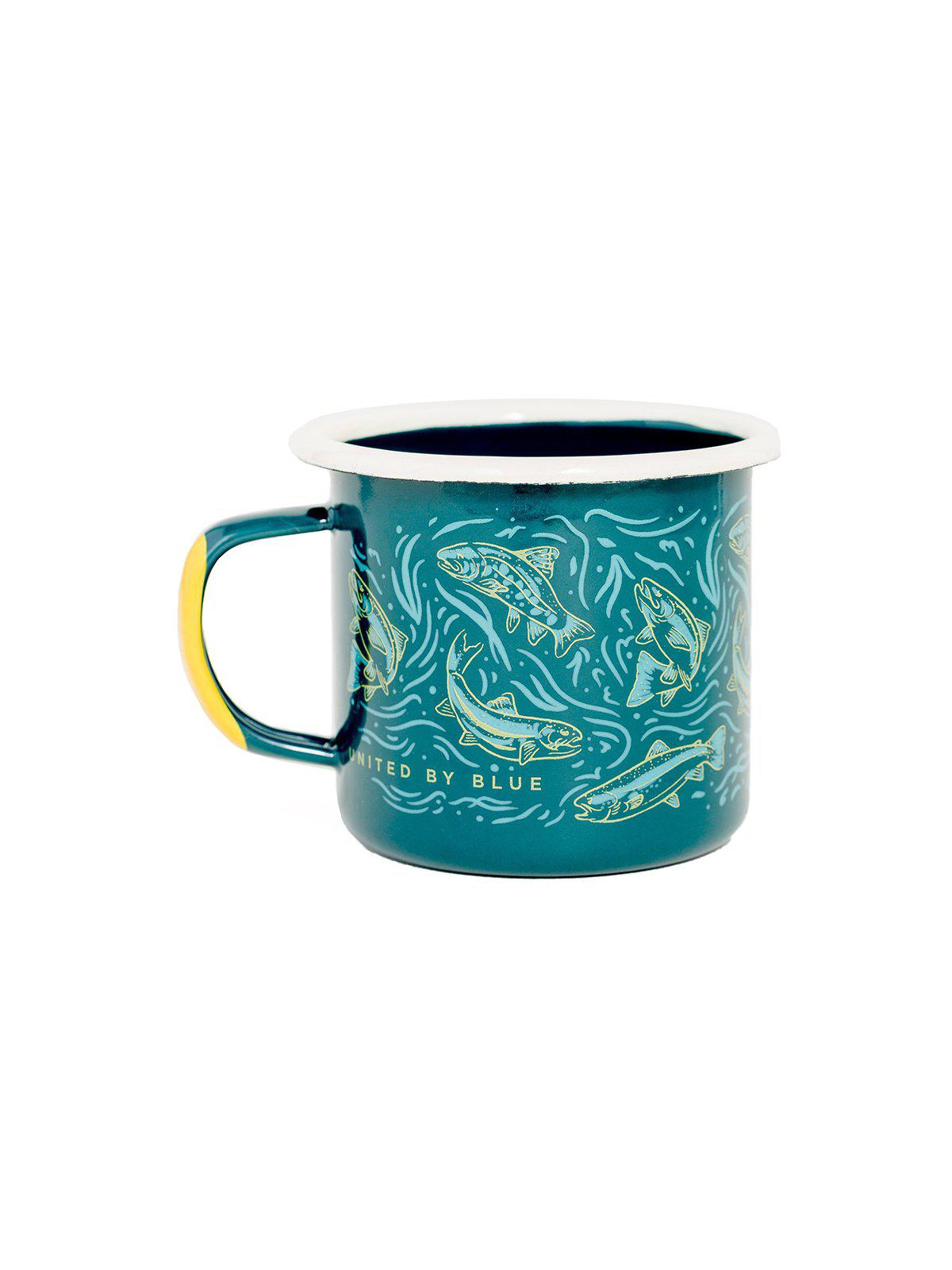 United by Blue Upstream Enamel 12 oz Mug - MORE by Morello Indonesia