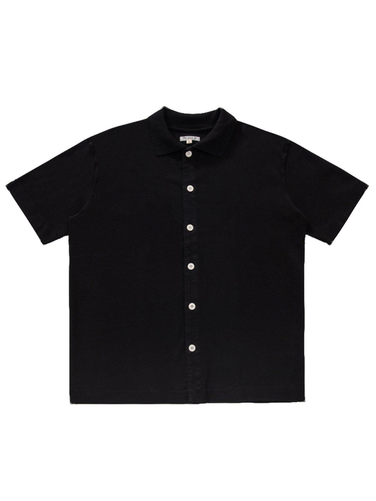 Lady White Co. Placket Polo Black MORE by Morello Indonesia