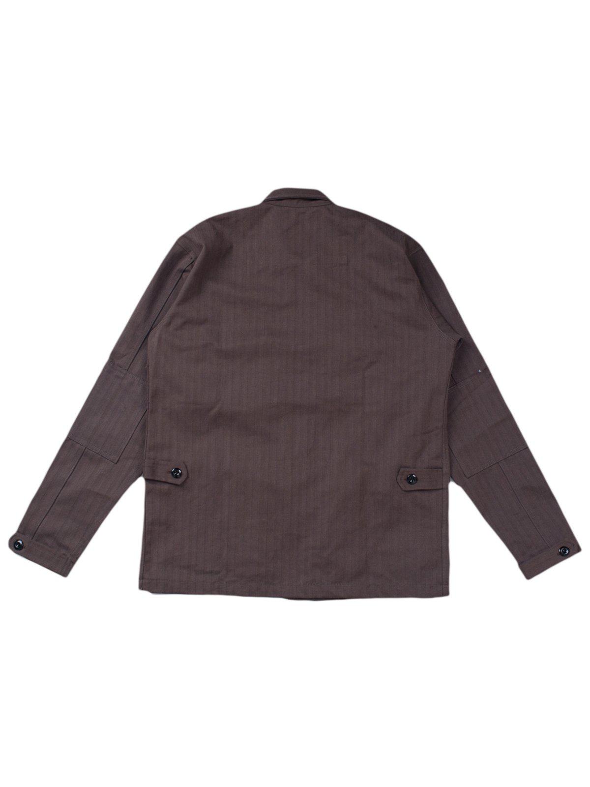 Qutn Field Jacket II Brown Herringbone - MORE by Morello Indonesia