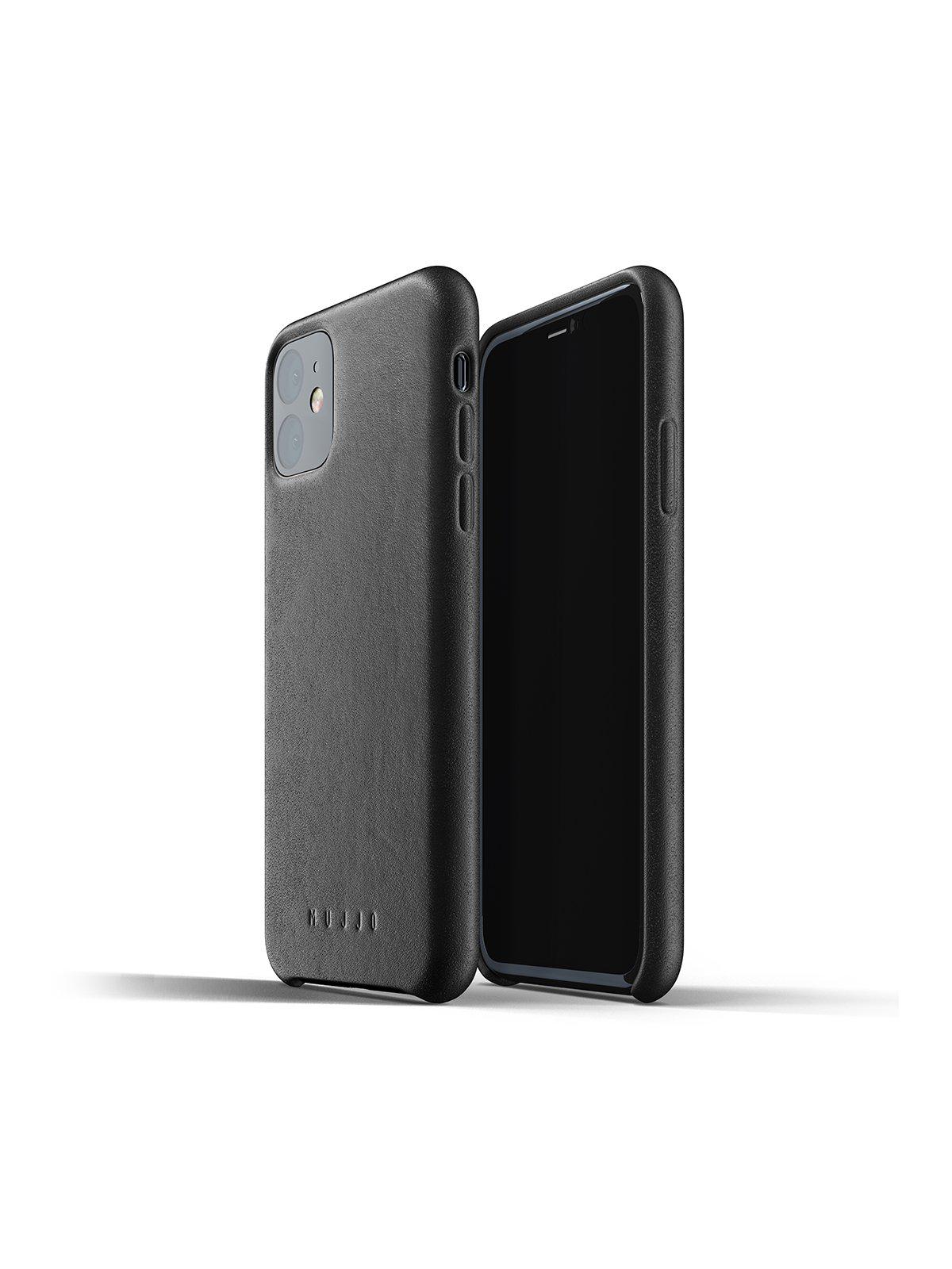 Mujjo Full Leather Case for iPhone 11 Black - MORE by Morello Indonesia