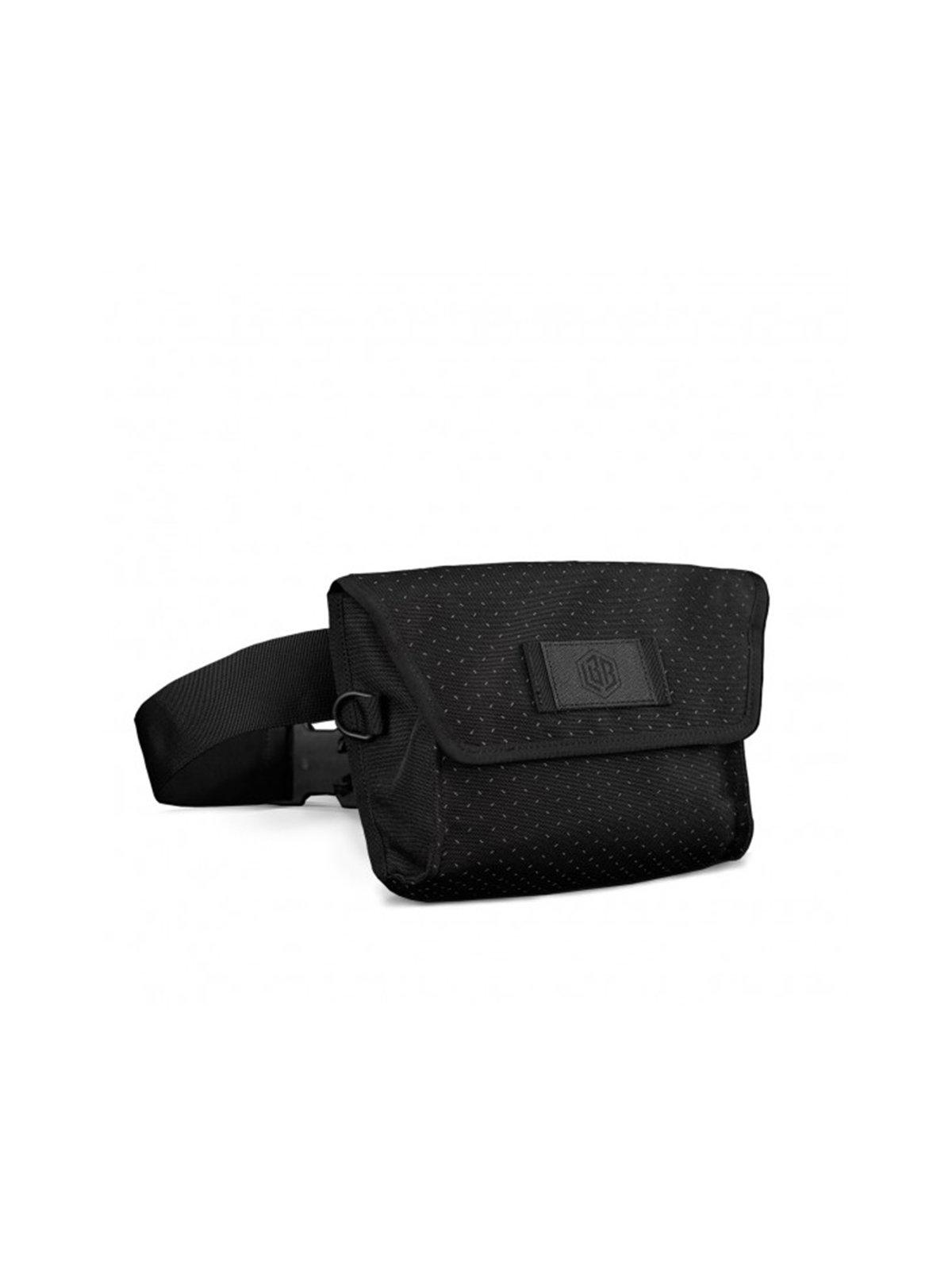 Life Behind Bars The Musette Eclipse Hip Pouch Black Reflective - MORE by Morello Indonesia