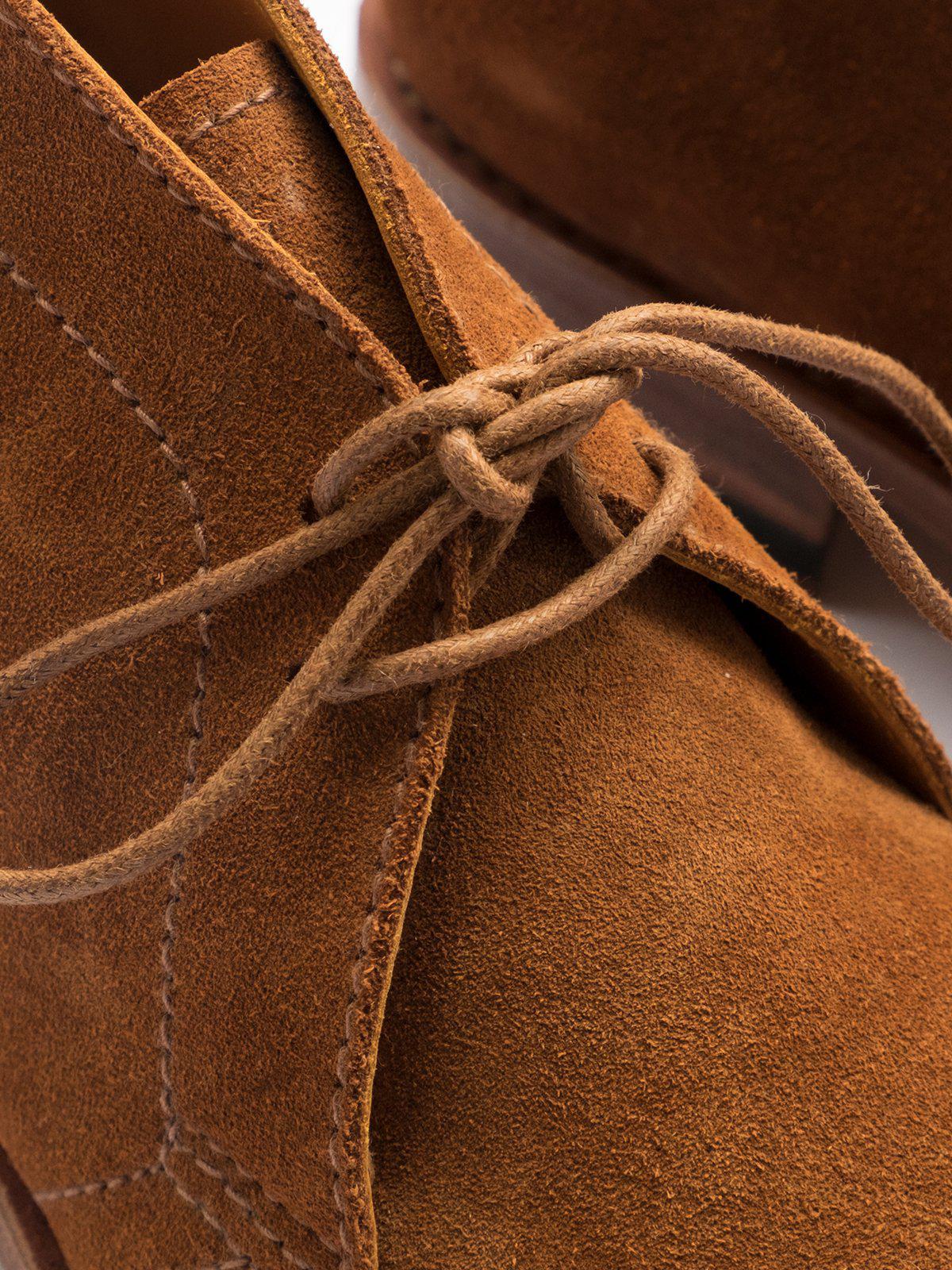 Santalum Casual Rover Chukka Brown Suede Leather - MORE by Morello Indonesia