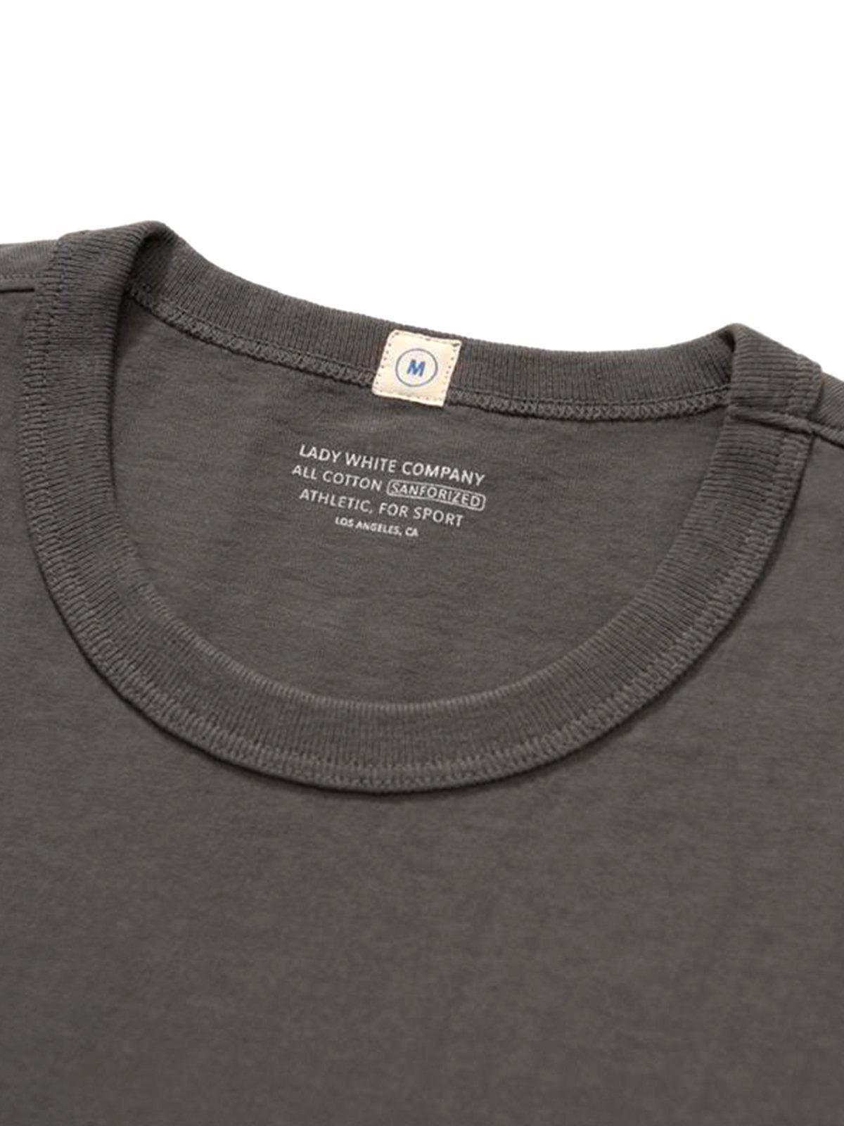 Lady White Co. Clark Pocket Tee Cement - MORE by Morello Indonesia