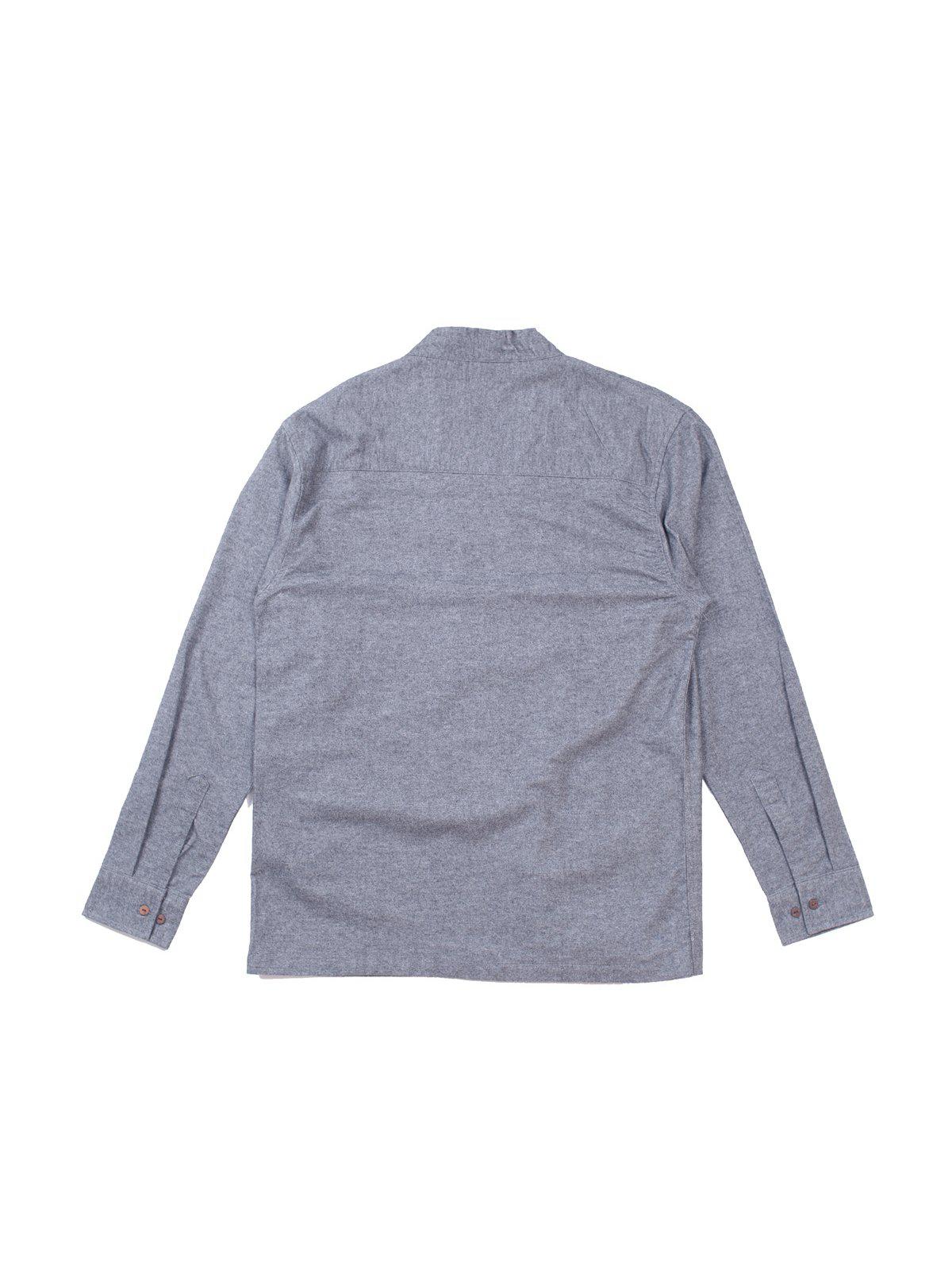Qutn Throw On IV Charcoal Flannel - MORE by Morello Indonesia