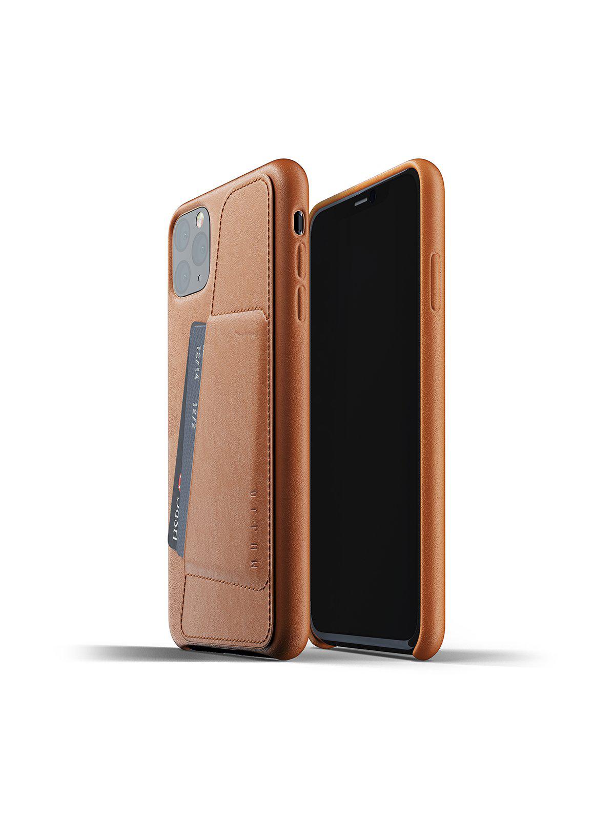 Mujjo Full Leather Wallet Case for iPhone 11 Pro Max Tan - MORE by Morello Indonesia