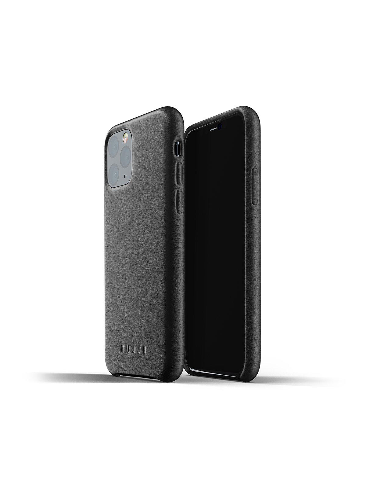 Mujjo Full Leather Case for iPhone 11 Pro Black - MORE by Morello Indonesia