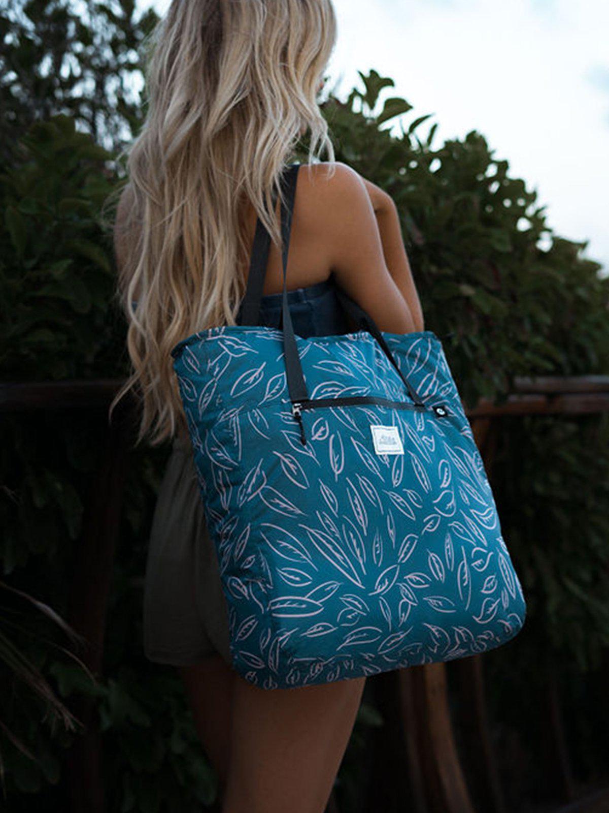 Matador Transit Packable Tote Bag Leaf Pattern - MORE by Morello Indonesia
