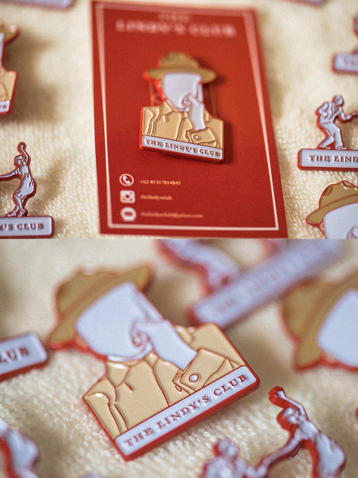 The Lindy&#39;s Club Enamel Pin - MORE by Morello Indonesia