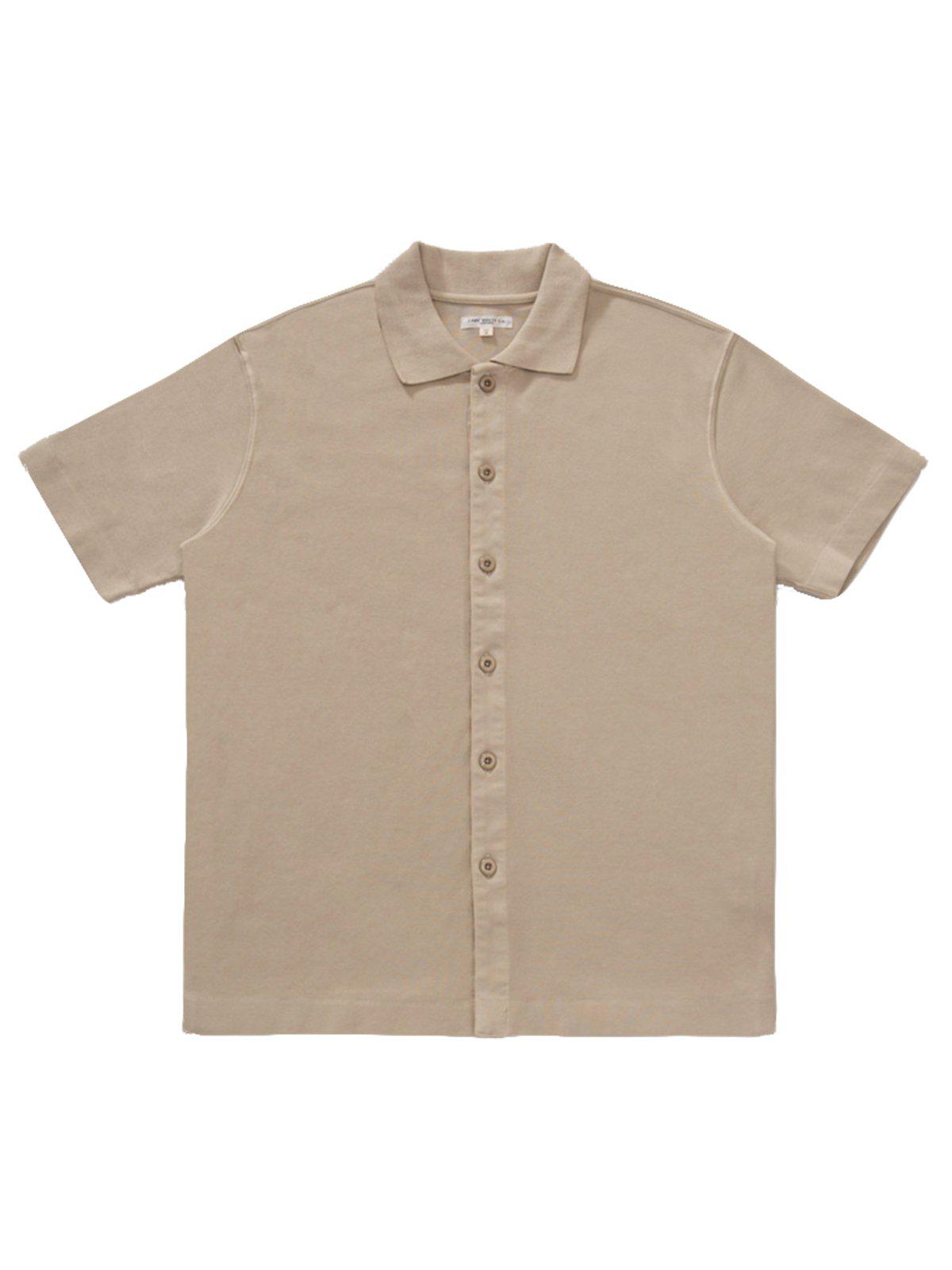 Lady White Co. Placket Polo Beige - MORE by Morello Indonesia