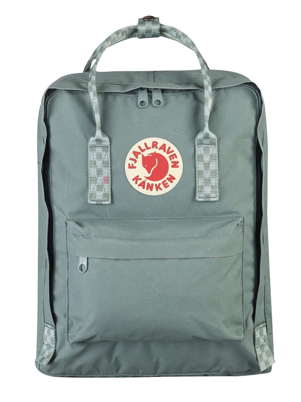 Fjallraven Kanken Classic Backpack Frost Green Chess Pattern MORE by Morello Indonesia