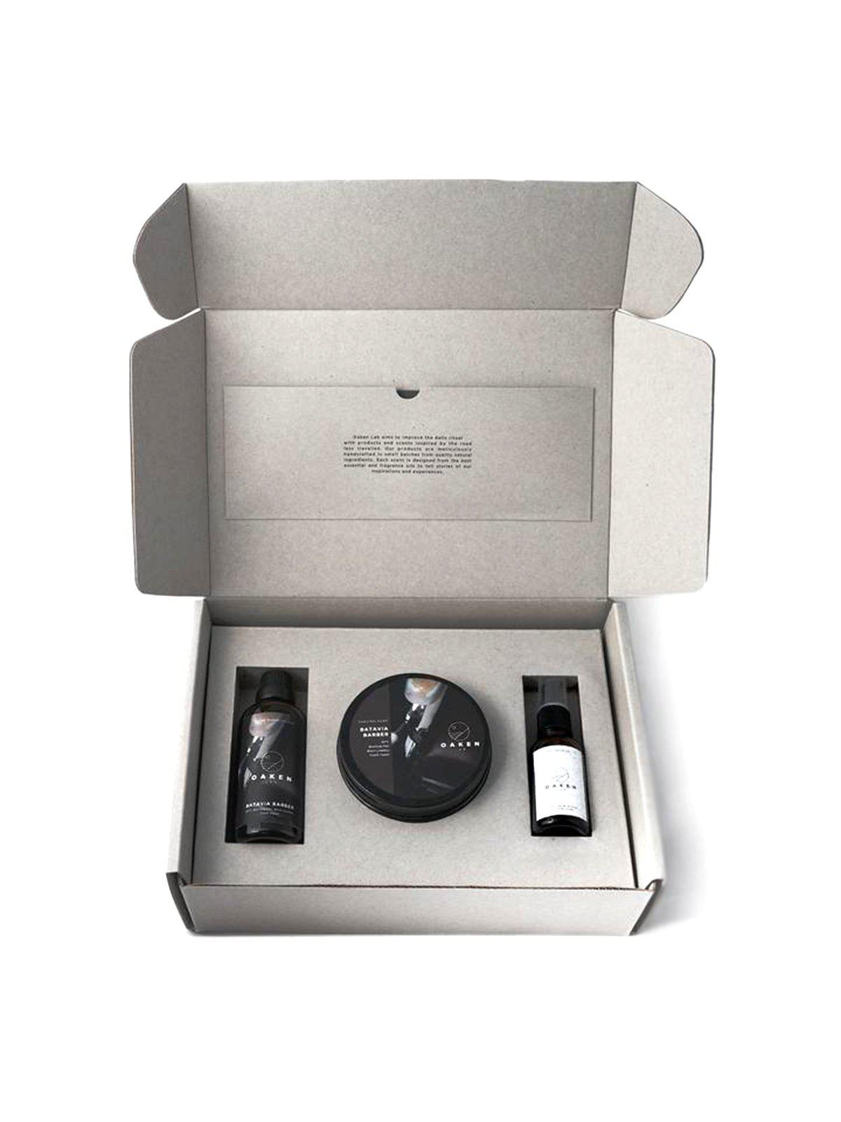Oaken Lab Scent Set Gift Box Batavia Barber - MORE by Morello Indonesia