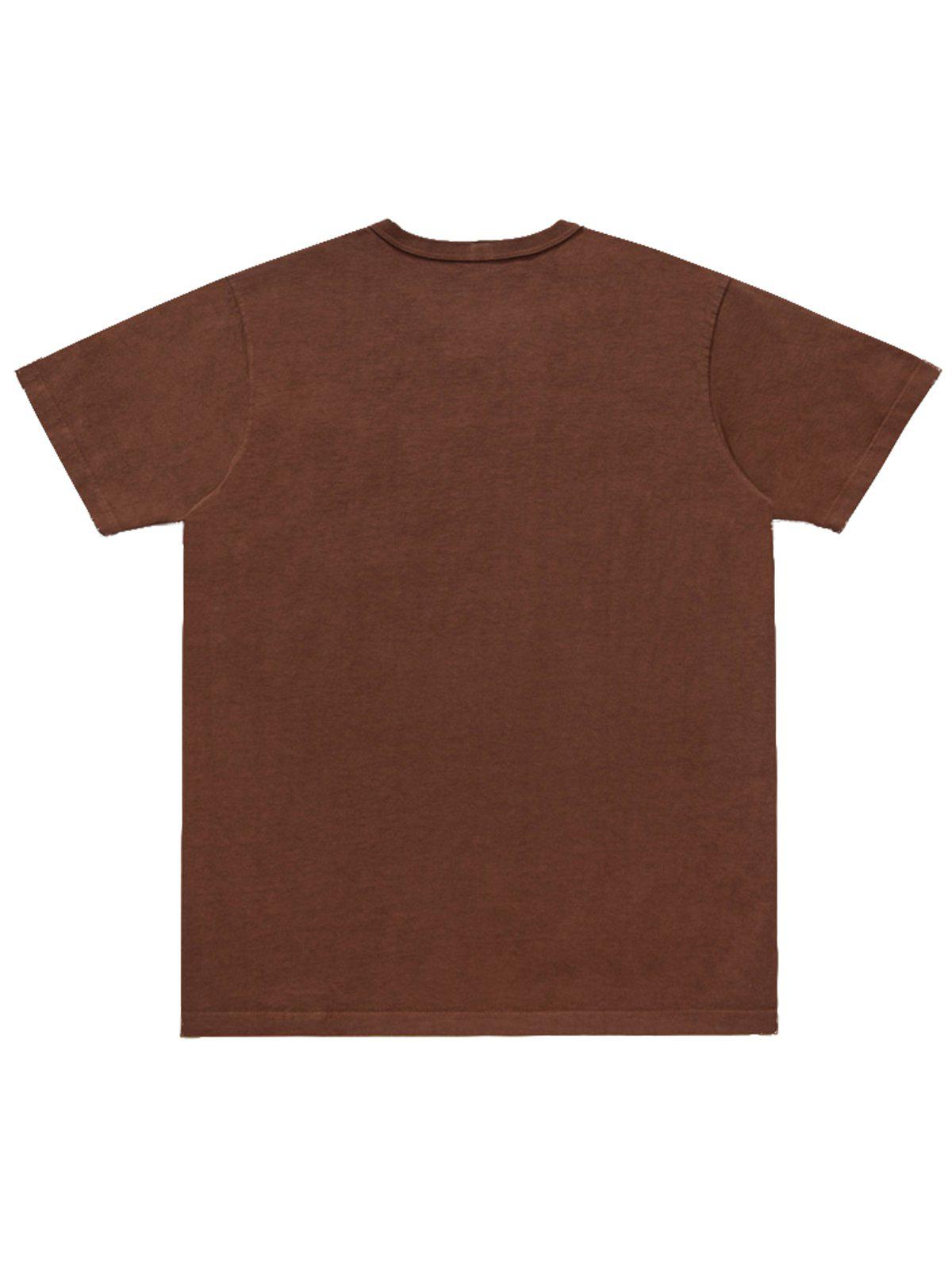 Lady White Co. Clark Pocket Tee Mahogany - MORE by Morello Indonesia