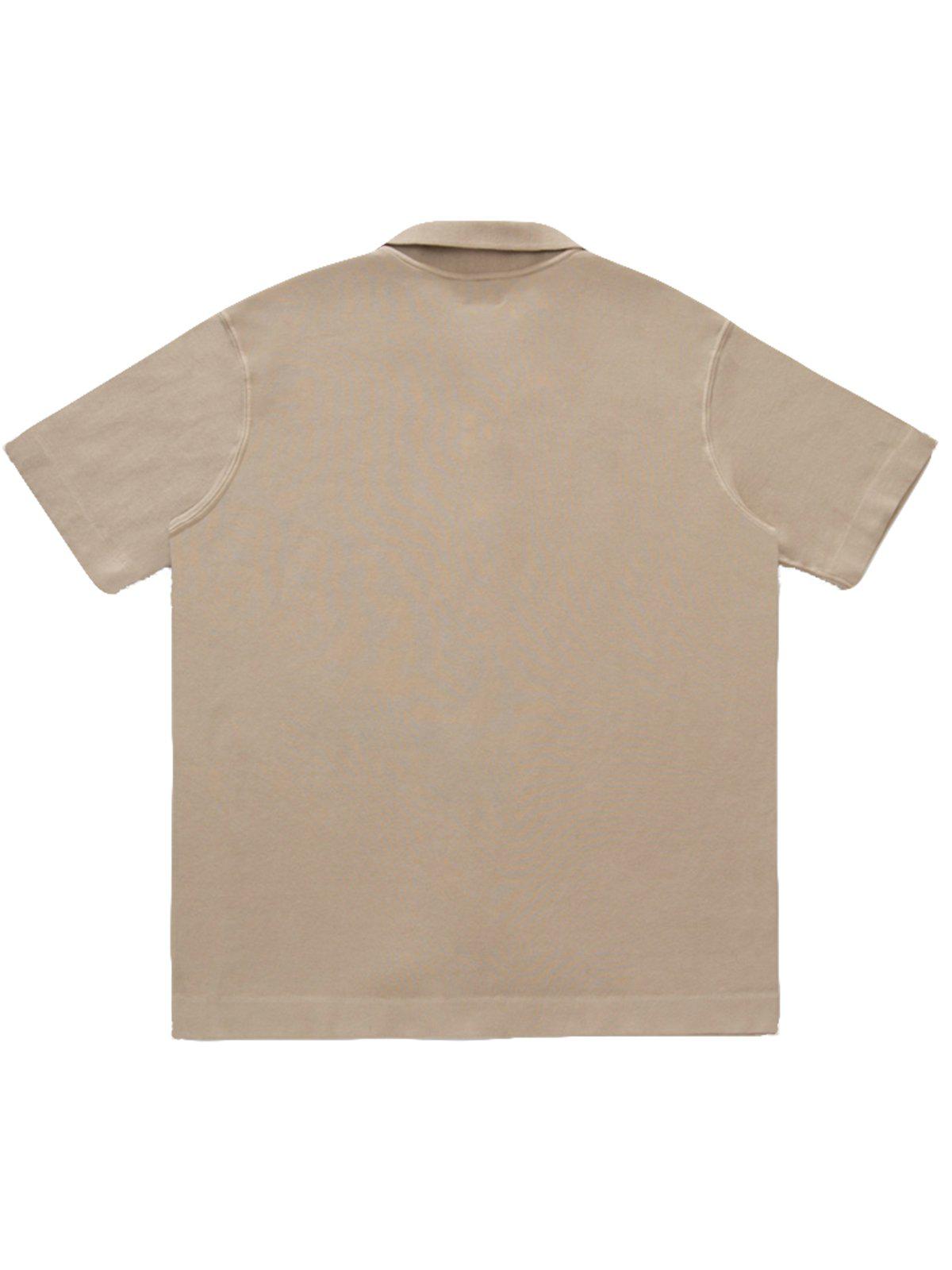 Lady White Co. Placket Polo Beige - MORE by Morello Indonesia