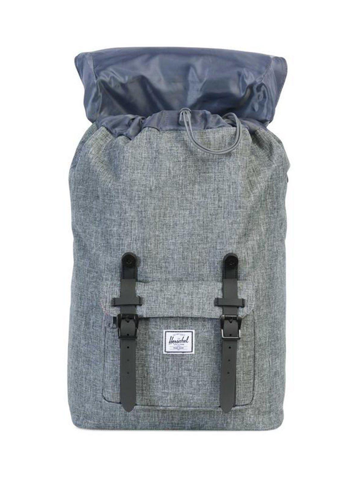 Herschel Little America Mid Backpack Raven Crosshatch 17L - MORE by Morello Indonesia