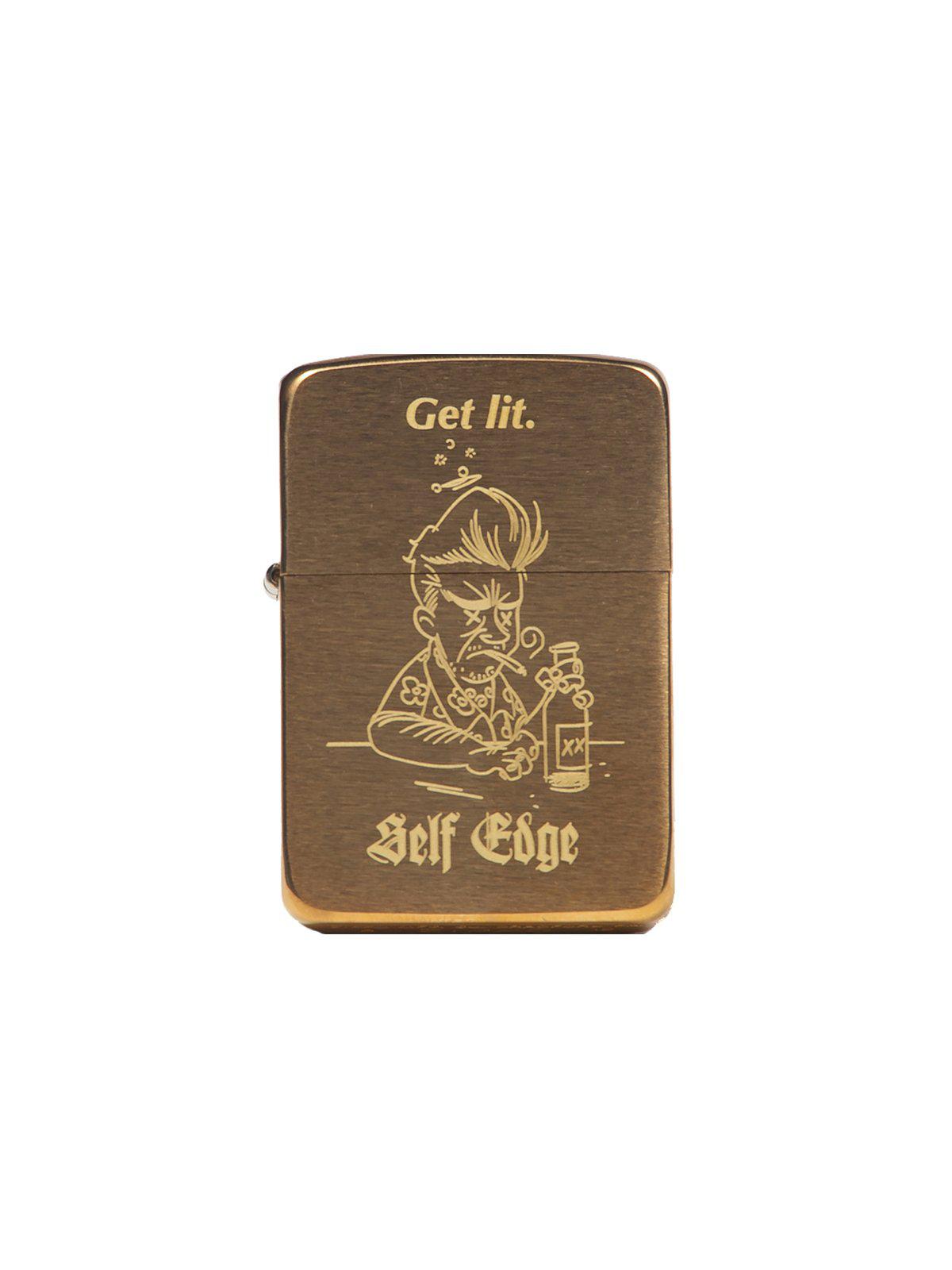 Self Edge Zippo Vintage 1941 Repro Lighter Get Lit - MORE by Morello Indonesia