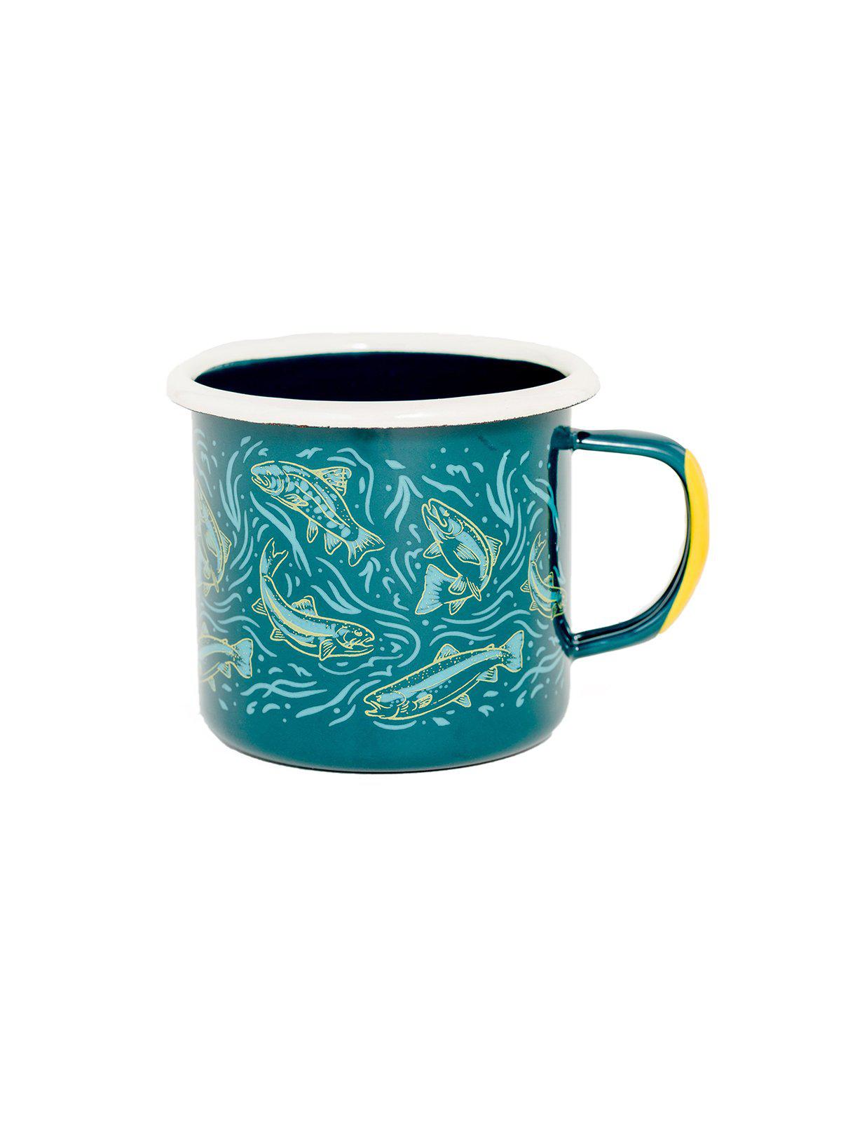 United by Blue Upstream Enamel 12 oz Mug - MORE by Morello Indonesia