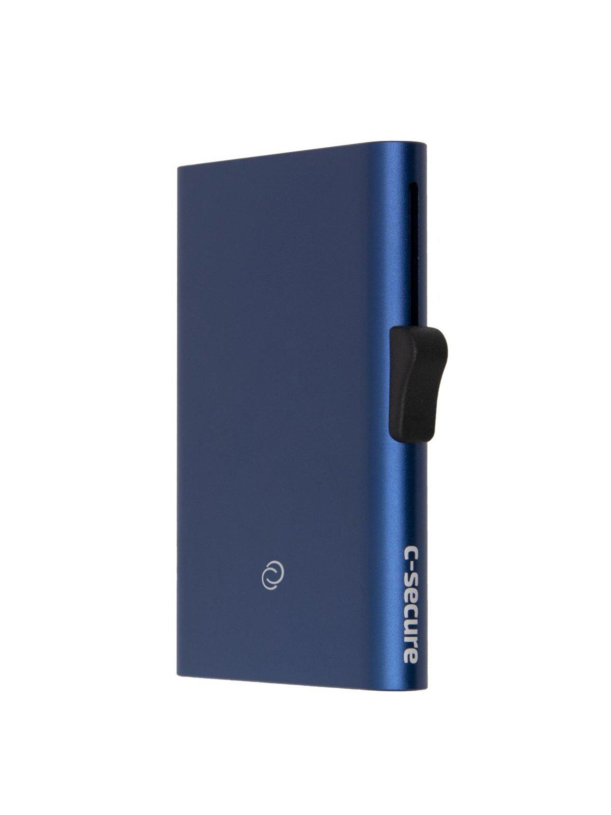 C-Secure XL Aluminium RFID Cardholder Blue - MORE by Morello Indonesia