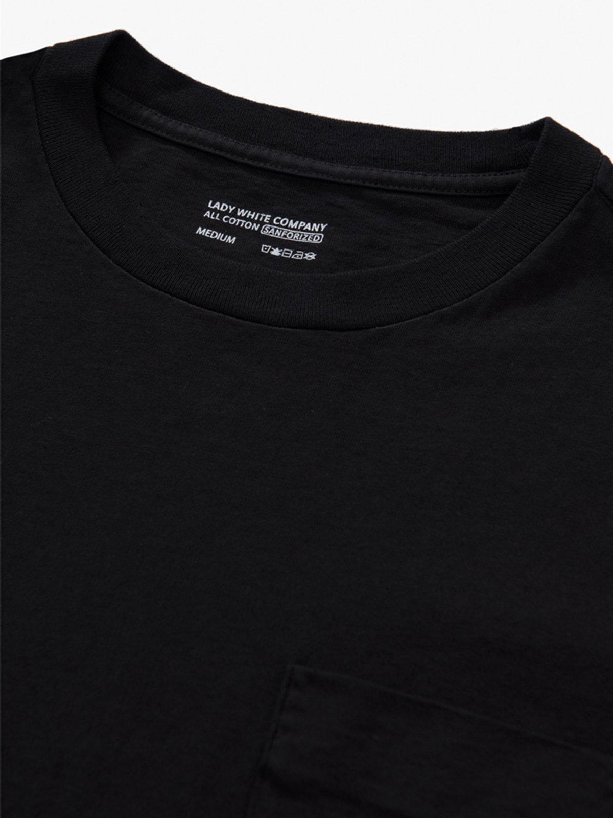 Lady White Co. Balta Pocket Tee Black - MORE by Morello Indonesia