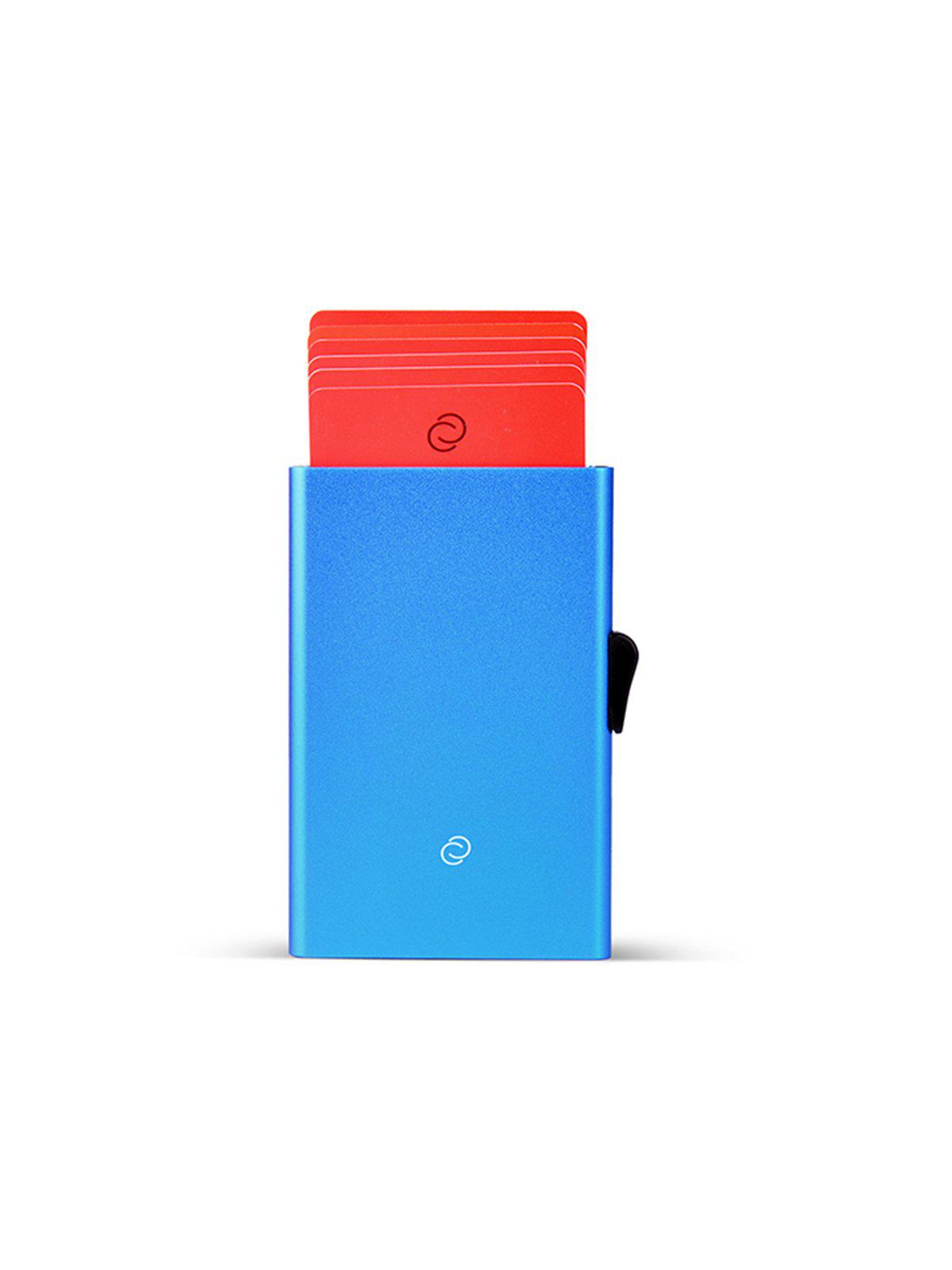 C-Secure Aluminium RFID Cardholder Blue - MORE by Morello Indonesia