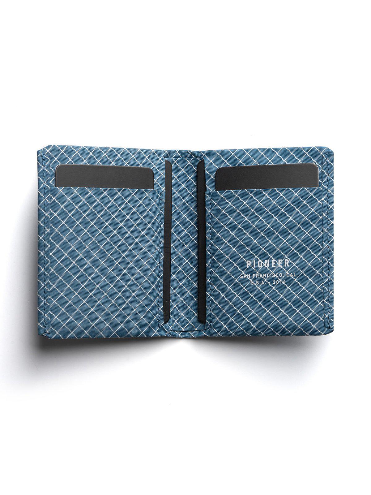 Pioneer Matter Bifold Wallet 10XD Ripstop Blue - MORE by Morello Indonesia