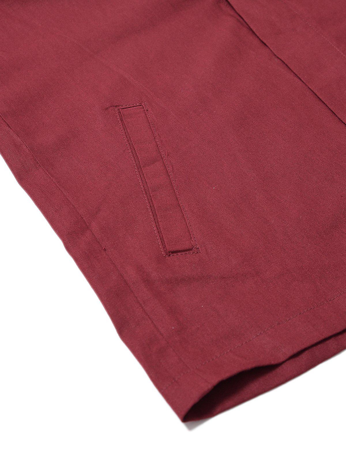 Jackhammer Ramie Noragi Jacket Sangria - MORE by Morello Indonesia