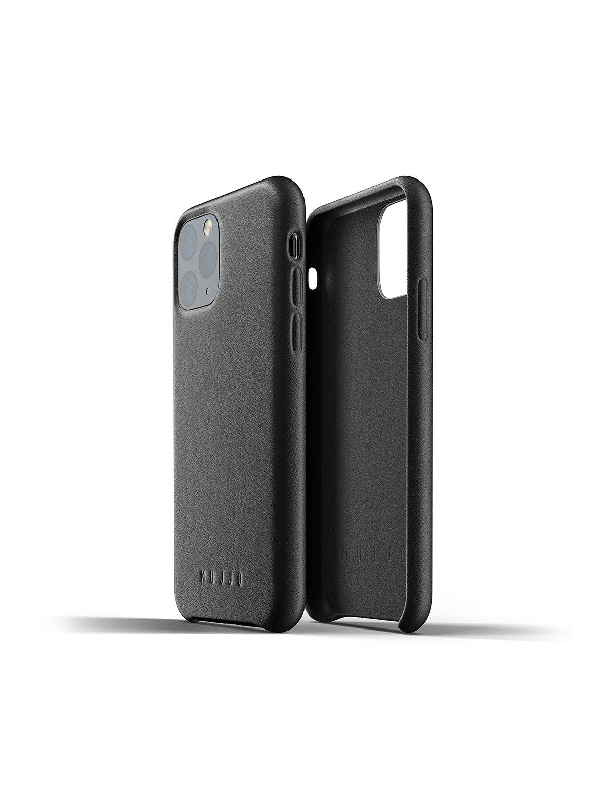 Mujjo Full Leather Case for iPhone 11 Pro Black - MORE by Morello Indonesia