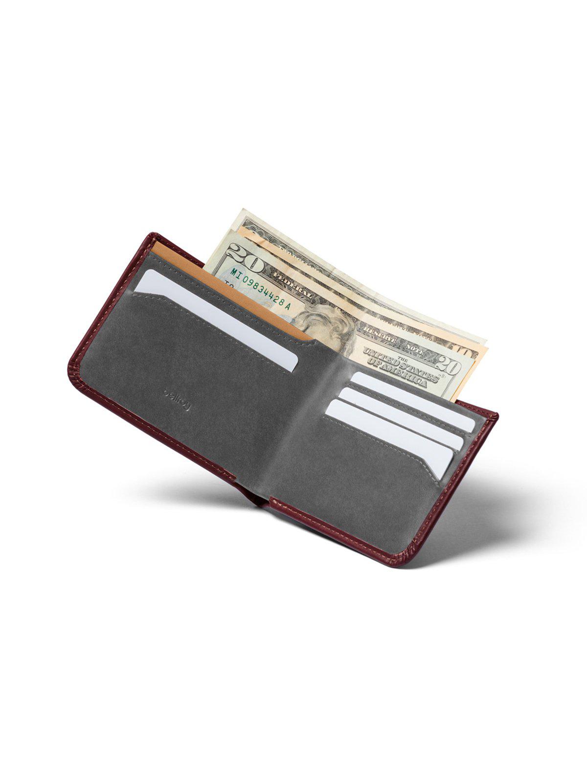 Bellroy Hide and Seek Wallet Wine RFID - MORE by Morello Indonesia