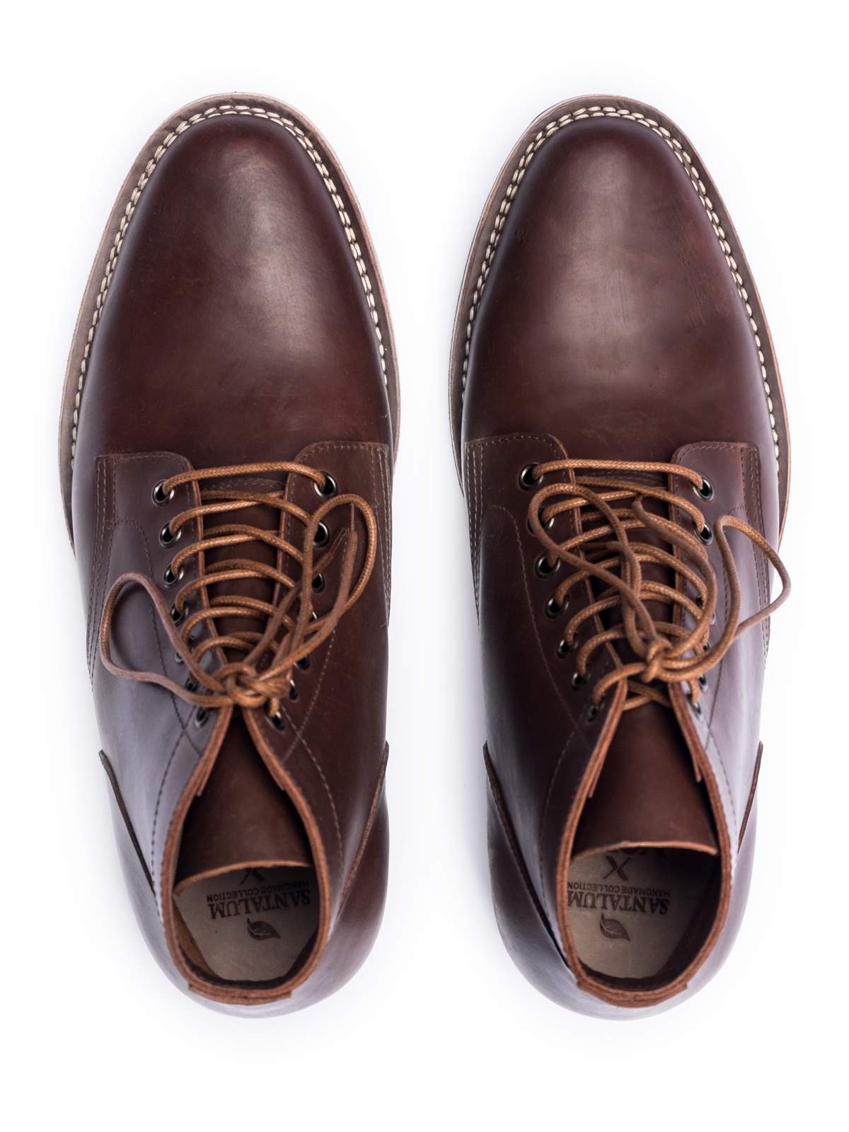 Santalum Plain Toe Service Boots Brown - MORE by Morello Indonesia