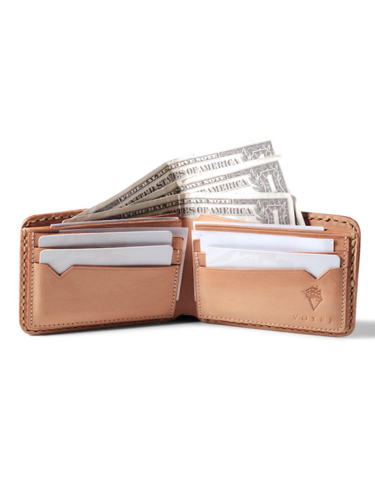 Voyej Vessel VIII Americana Natural Short Wallet - MORE by Morello Indonesia