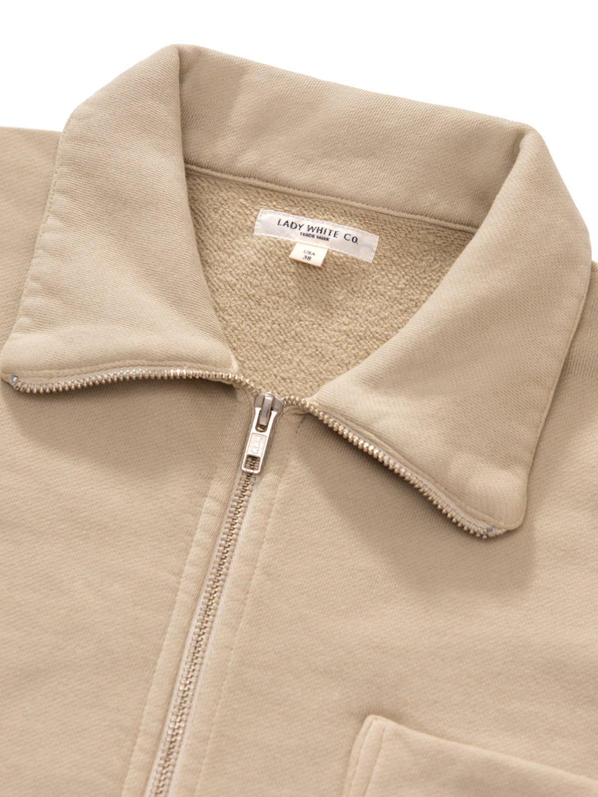 Lady White Co. Full Zip Jacket Beige - MORE by Morello Indonesia