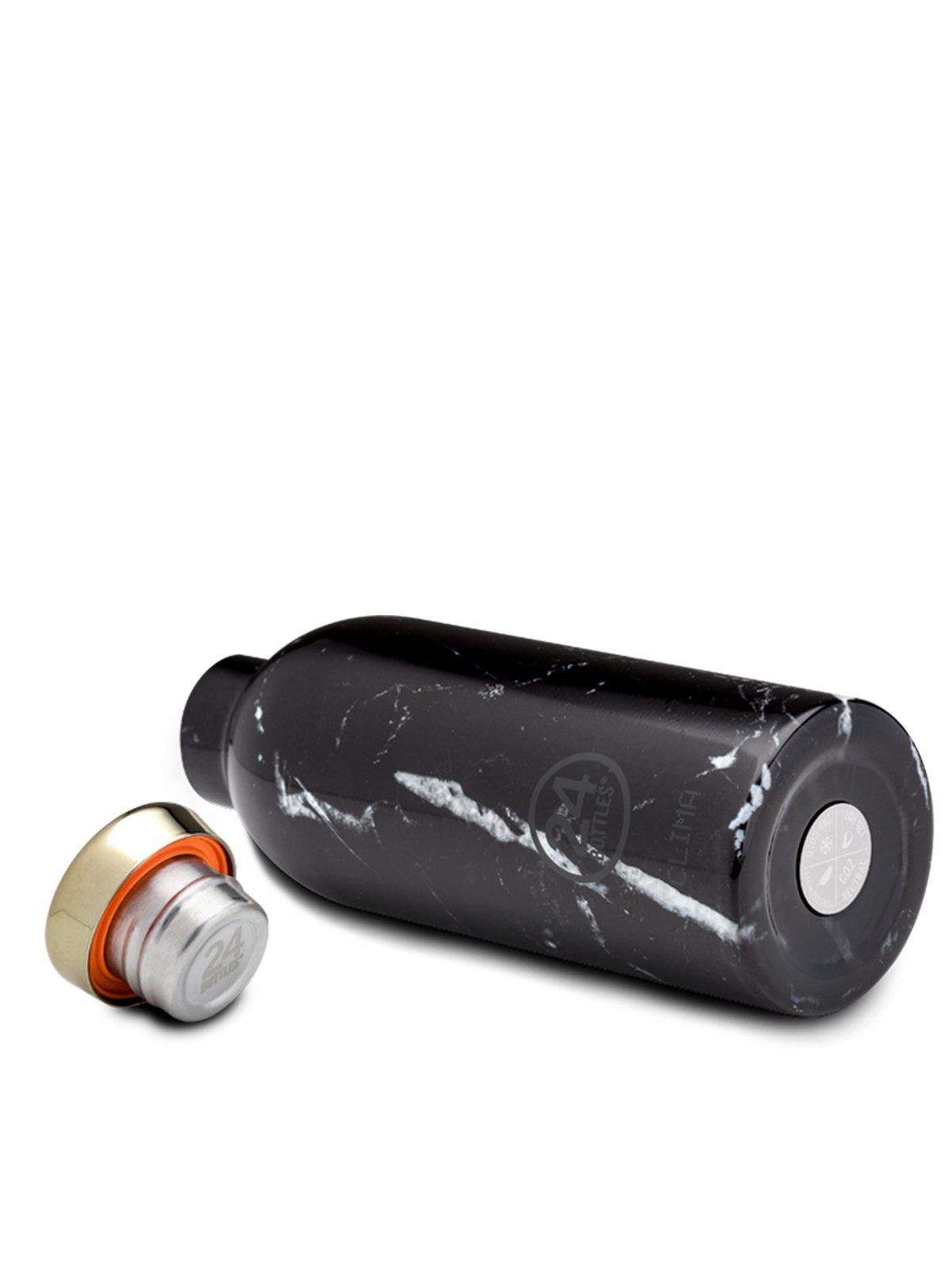 24Bottles Clima Bottle Black Marble 500ml - MORE by Morello Indonesia