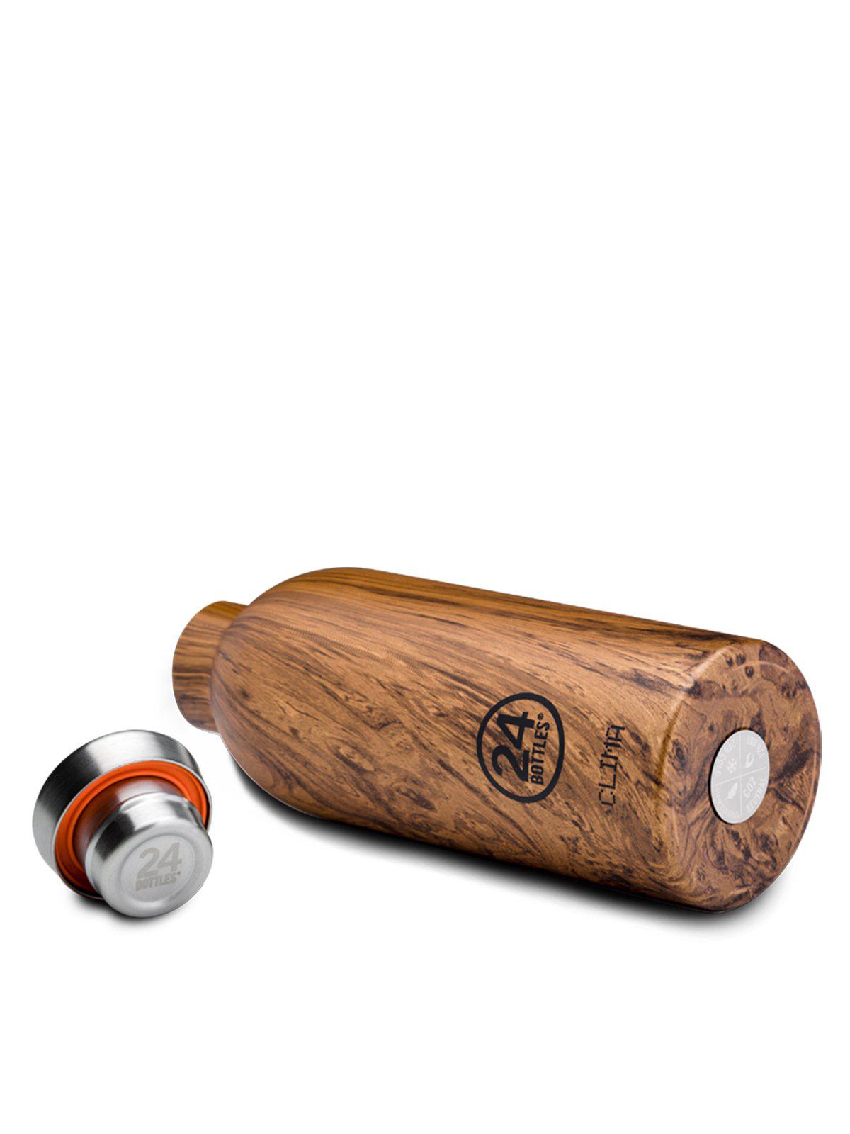24Bottles Clima Bottle Sequoia Wood 330ml - MORE by Morello Indonesia