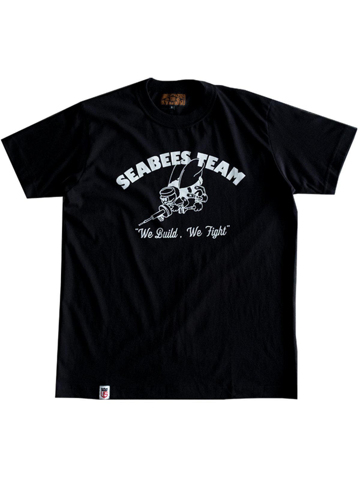 US Comp4ny Seabees Team Tees Black - MORE by Morello Indonesia