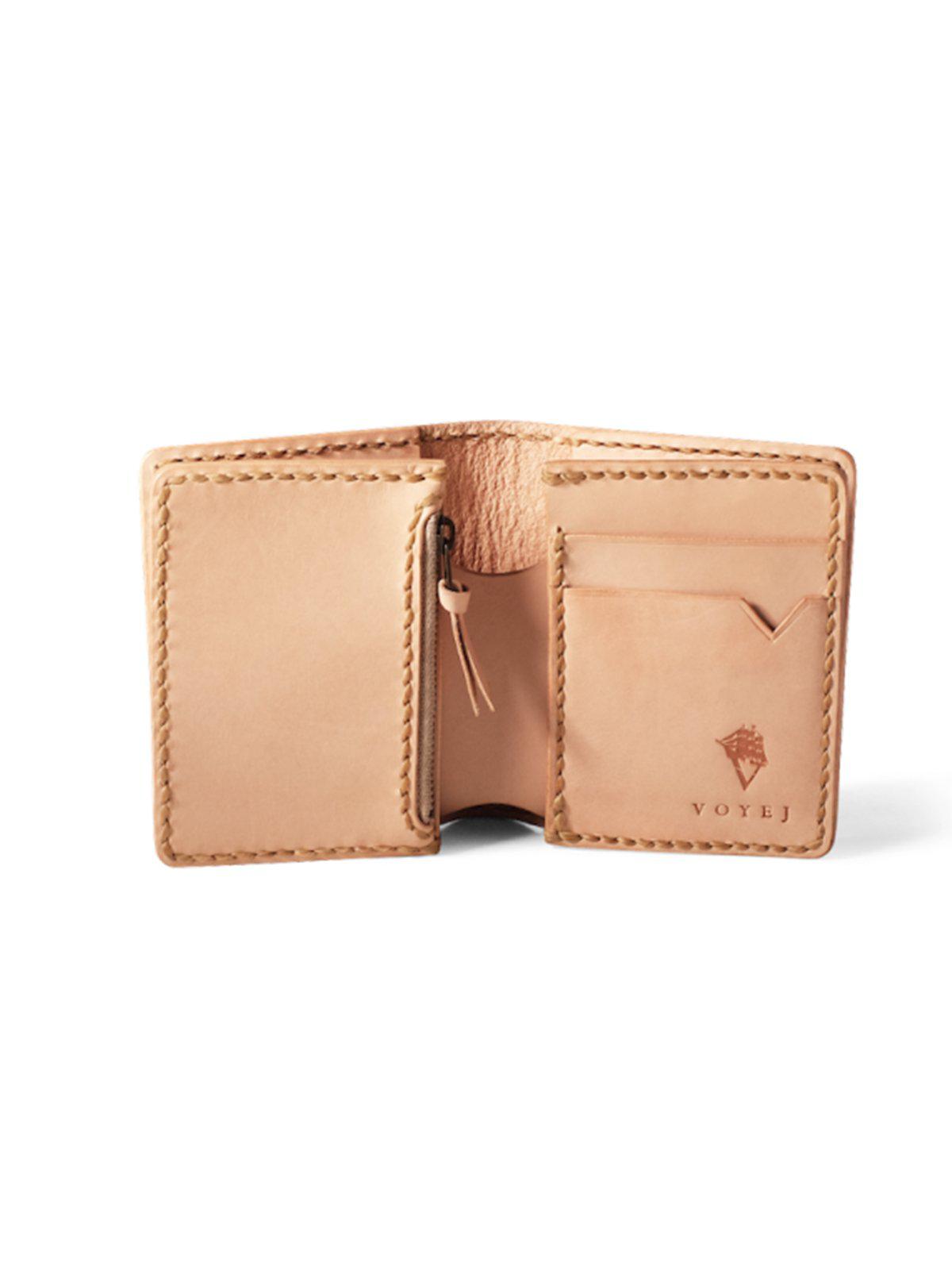 Voyej Auburn Natural Short Wallet - MORE by Morello Indonesia
