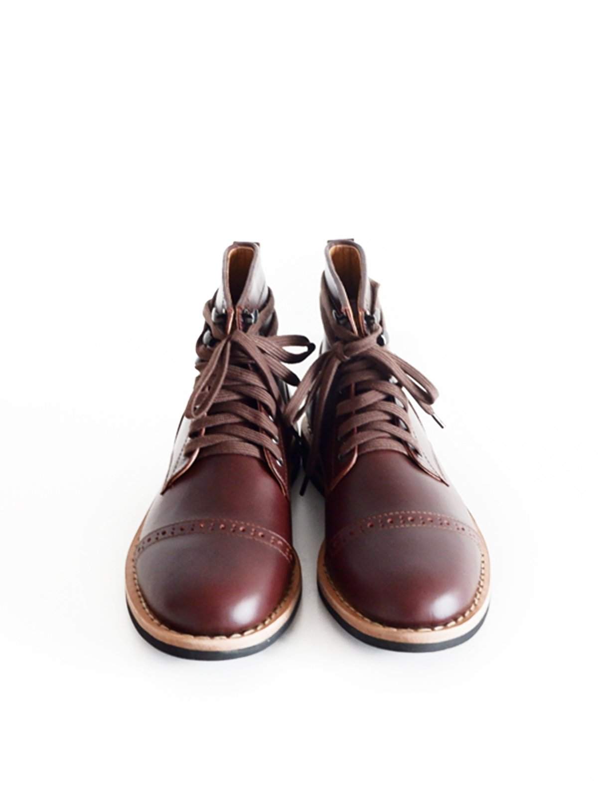 Chevalier Captoe Boots Secret Brown - MORE by Morello Indonesia