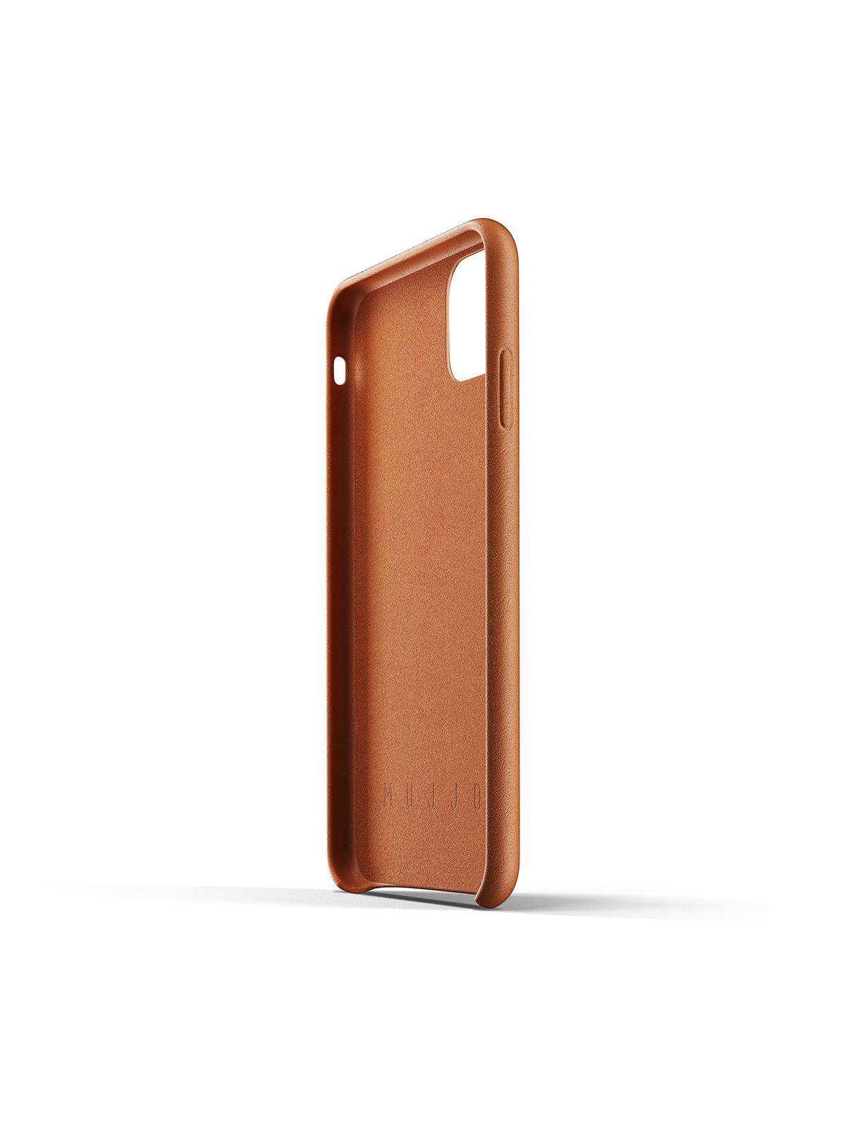 Mujjo Full Leather Wallet Case for iPhone 11 Pro Max Tan - MORE by Morello Indonesia
