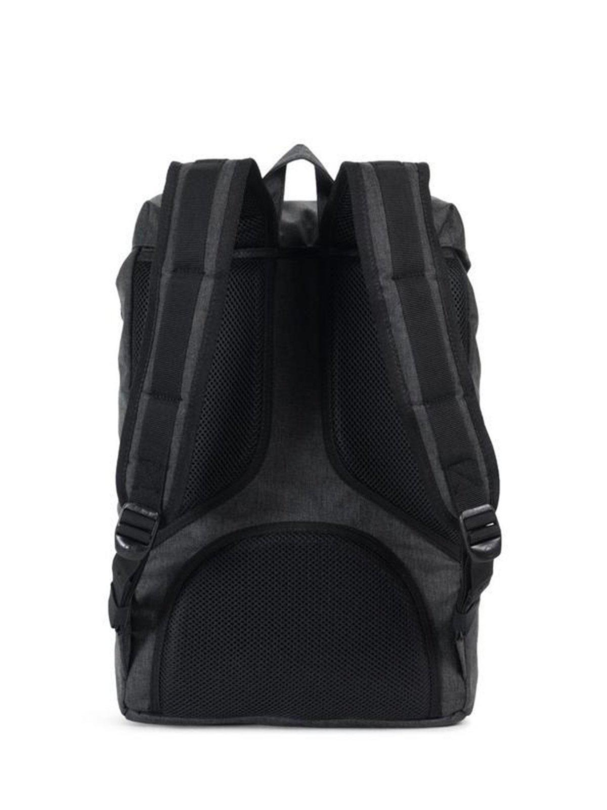 Herschel Little America Mid Backpack Black Crosshatch Black 17L MORE by Morello Indonesia