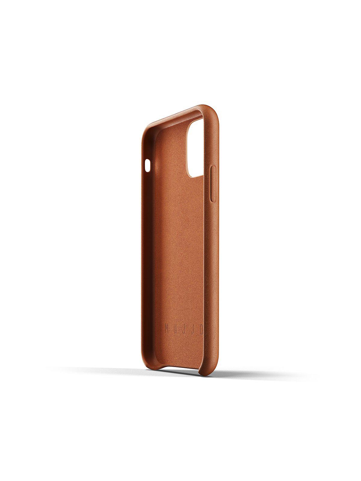 Mujjo Full Leather Case for iPhone 11 Pro Tan - MORE by Morello Indonesia