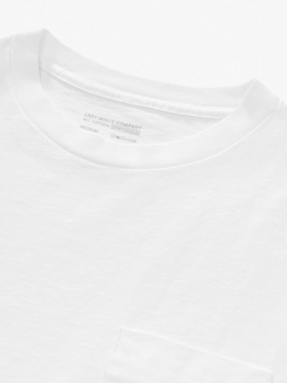 Lady White Co. Balta Pocket Tee White - MORE by Morello Indonesia