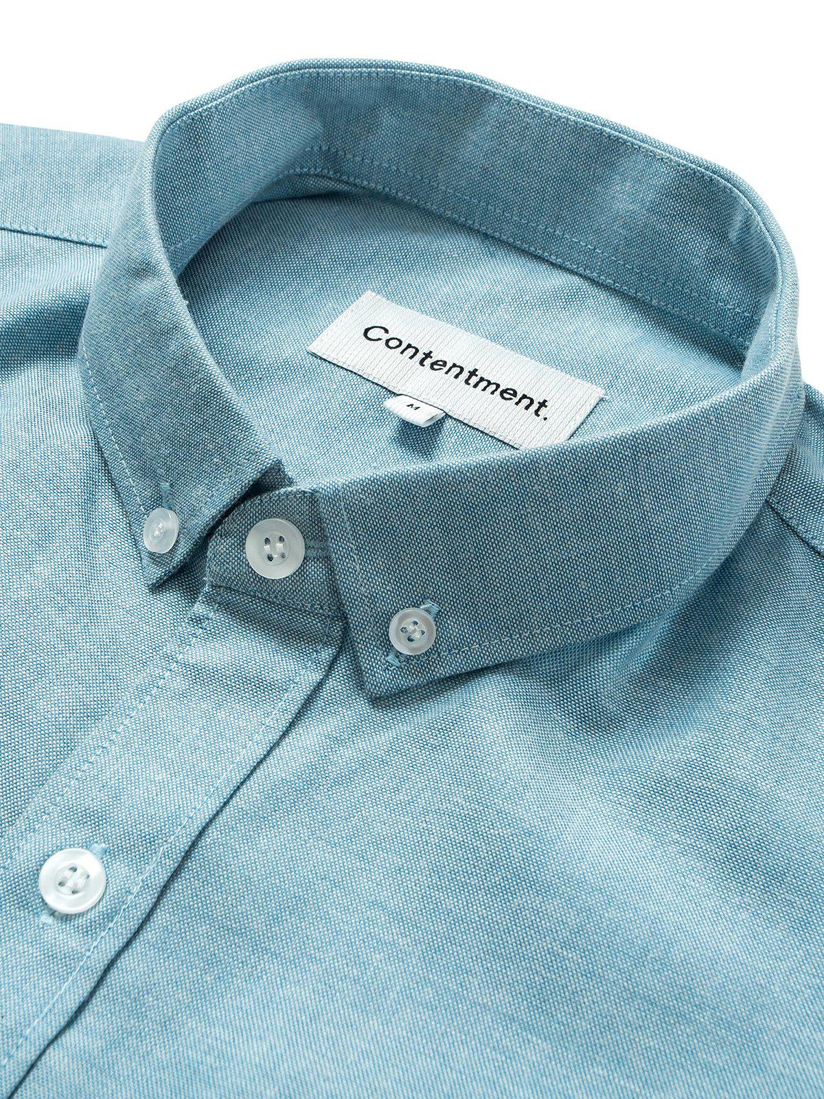 Contentment. Jetted Oxford Light Blue Shirt - MORE by Morello Indonesia