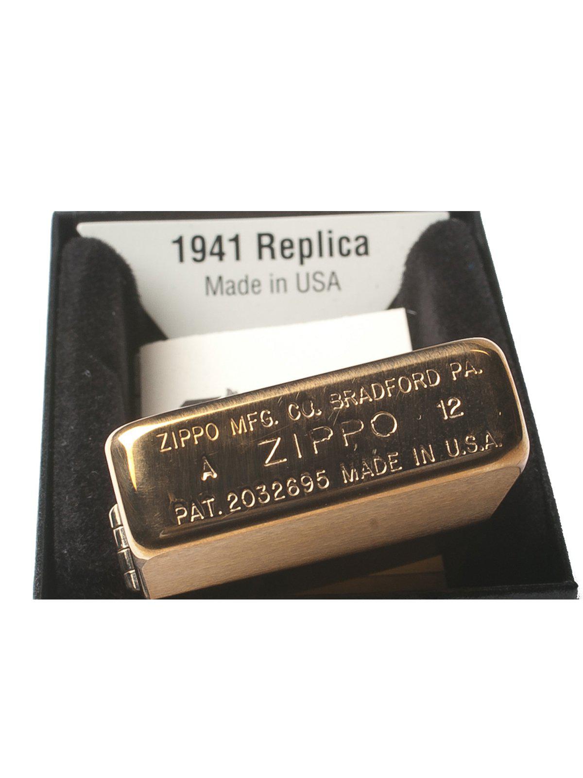 Self Edge Zippo Vintage 1941 Repro Lighter Get Lit - MORE by Morello Indonesia