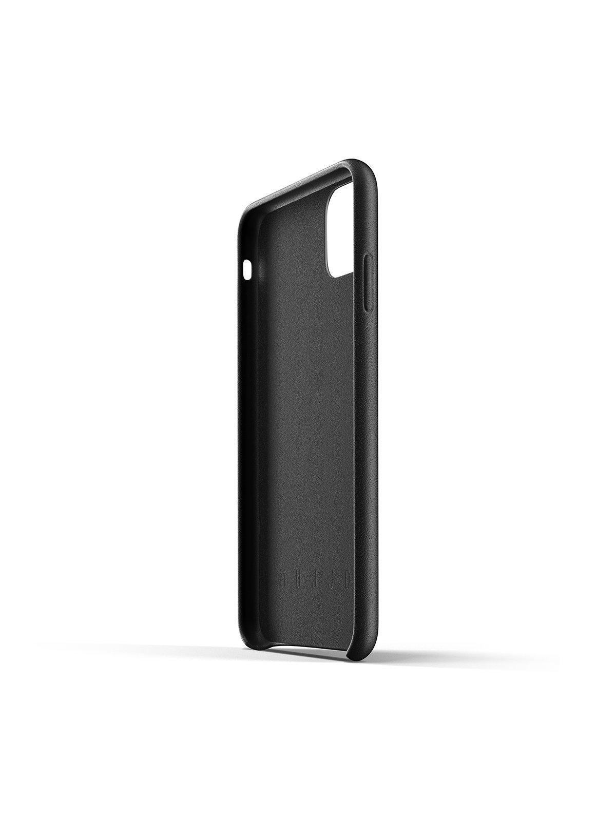 Mujjo Full Leather Wallet Case for iPhone 11 Pro Max Black - MORE by Morello Indonesia