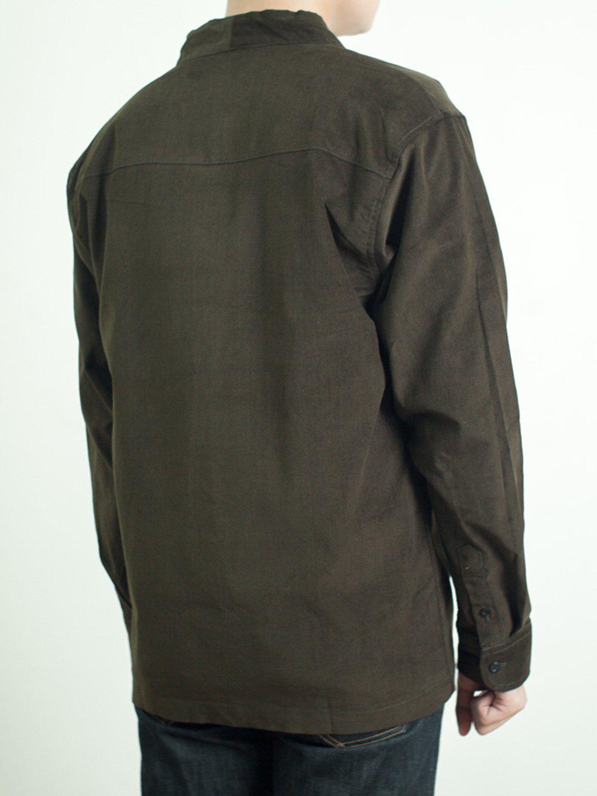 Qutn Throw On Olive Corduroy - MORE by Morello Indonesia