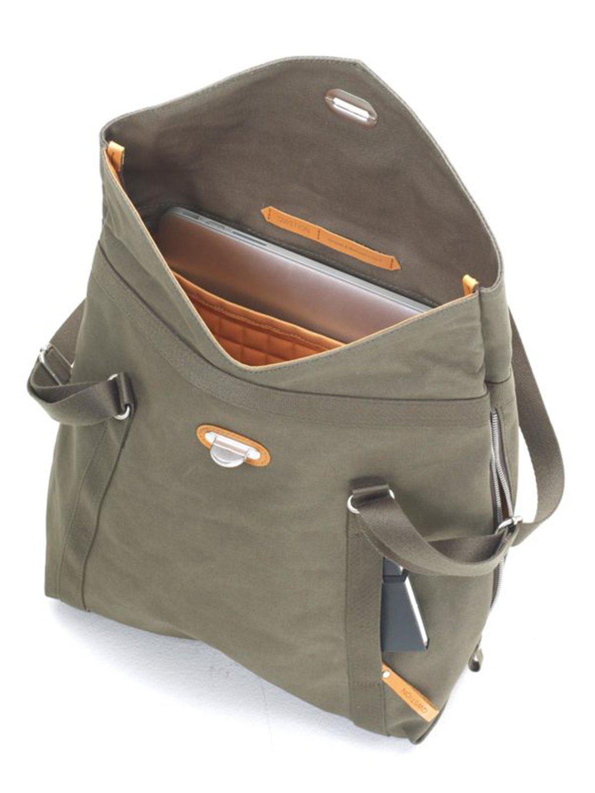 Qwstion Tote Organic Forest Green - MORE by Morello Indonesia